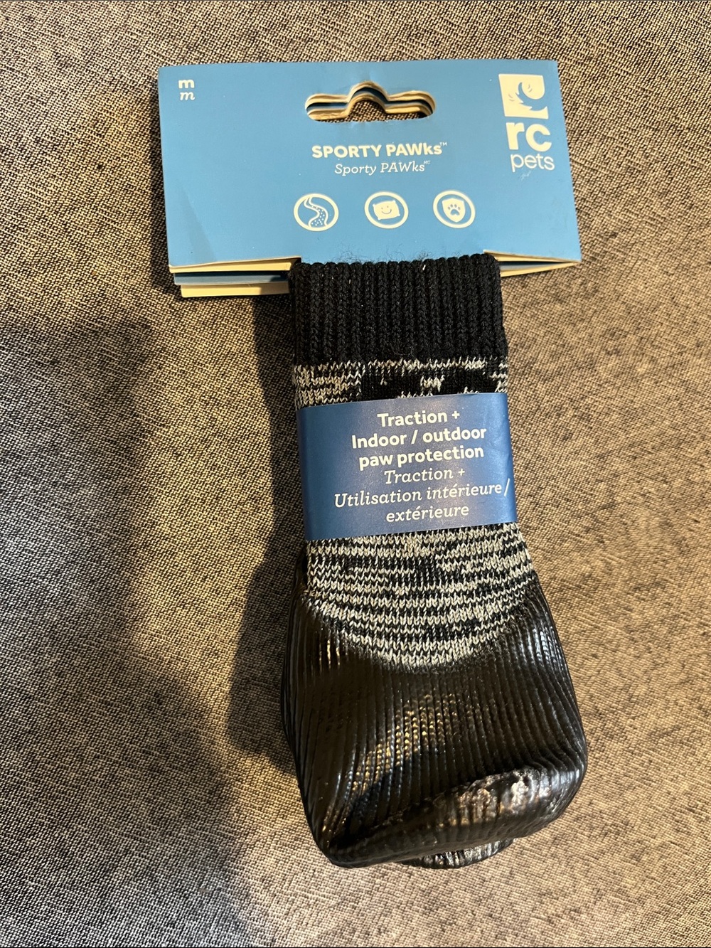 RC SPORTY PAWks Dog Socks Sz M 
Length 4 3/4” Width 2”